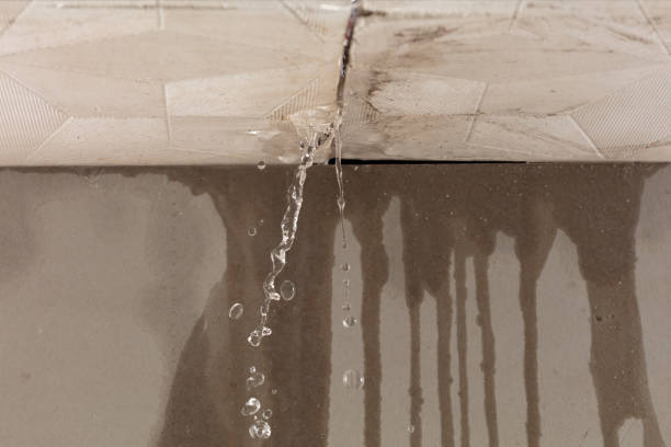 Professional Burst Pipe Cleanup technician working in Deerfield, MA